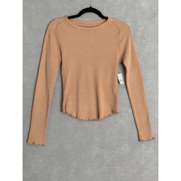 We The Free Tops - We The Free Easy Does It Thermal Top Women's XS in Cuban Sand NEW